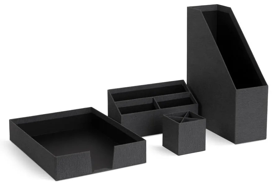 Organizatoare 4 buc. din carton Hugo Canvas Paper Laminate – Bigso
