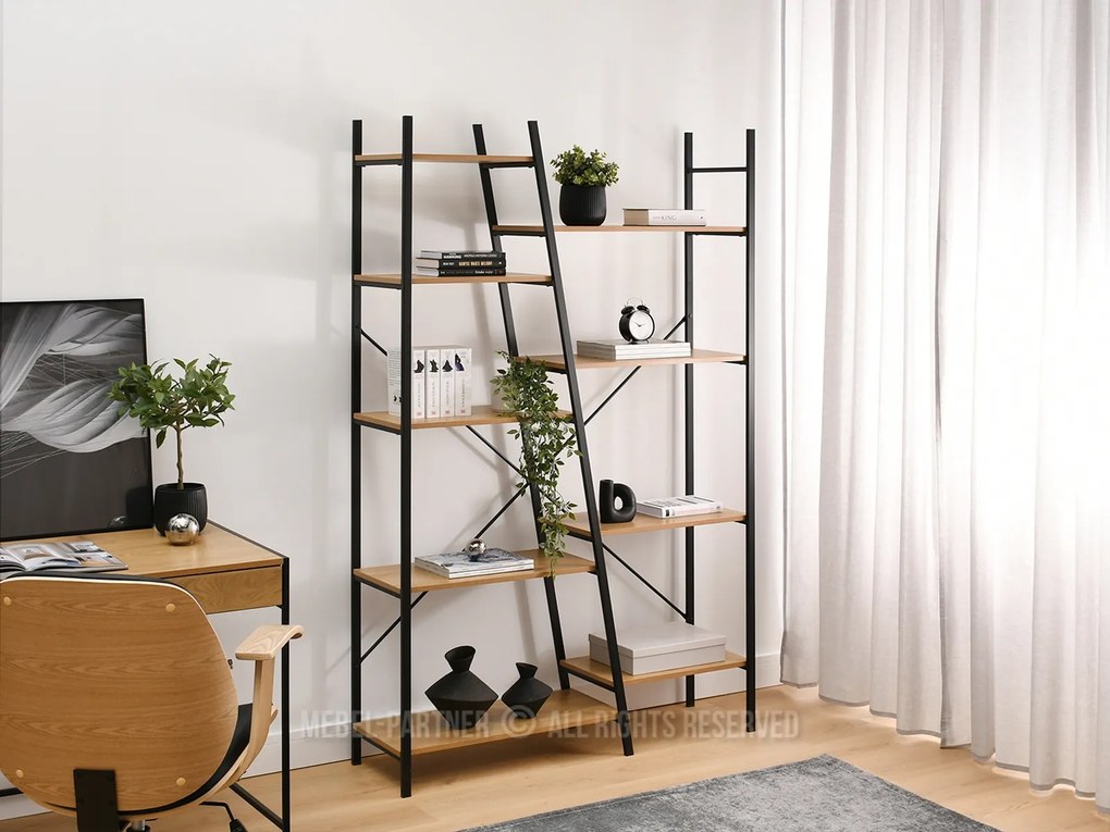 Raft Gecon Reg (stejar + negru). 1111342
