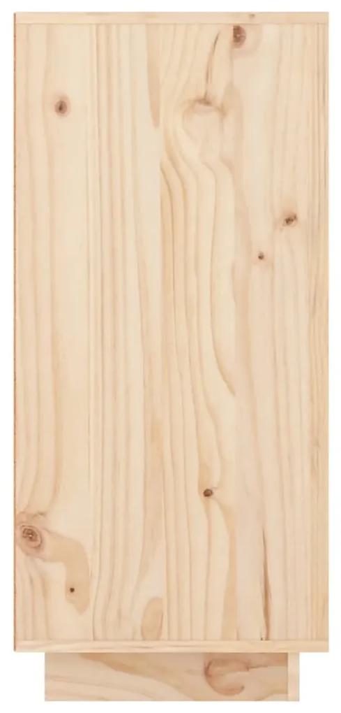 Servanta, 111x34x75 cm, lemn masiv de pin 1, Maro