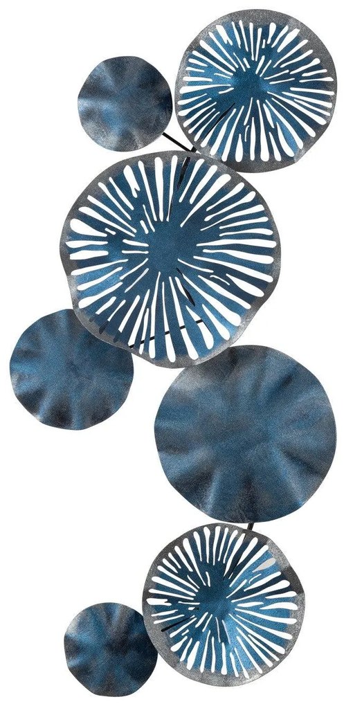 Decoratiune de perete Metal Astrid, Multicolor, 35x0,08x79 cm