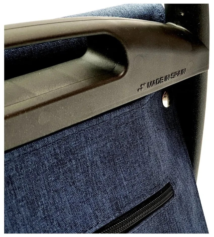 Sacoșă de cumpărături cu roți 53 l Com Tweed Polar Black Tube – Rolser