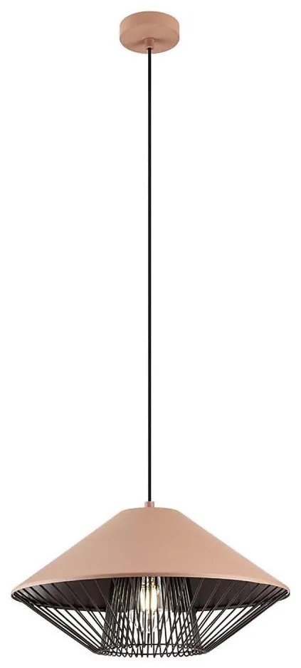 Redo 01-3005 - Lustră suspendată pe cablu GRILL 1xE27/42W/230V Ø 39,6 cm negru/maro