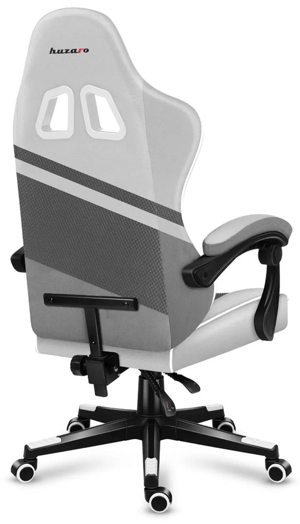 Fotoliu gaming Fusion 4.4 (alb + gri). 1087474