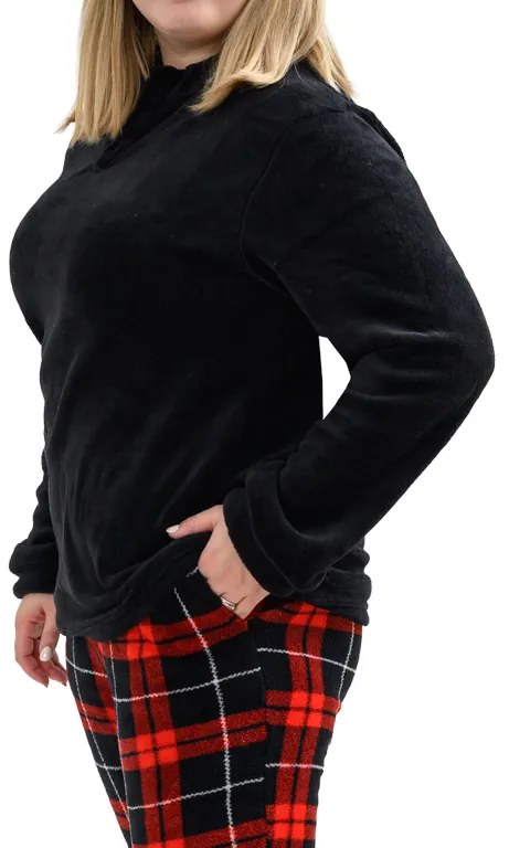 Pijama Cocolino ALBURY rosu - diverse marimi Marime: L