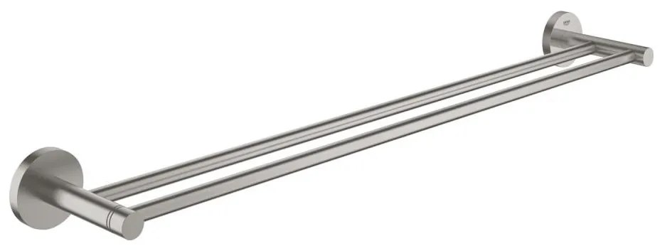 GROHE 41203DC0 - Suport dublu pentru prosoape START, 654 mm, inox