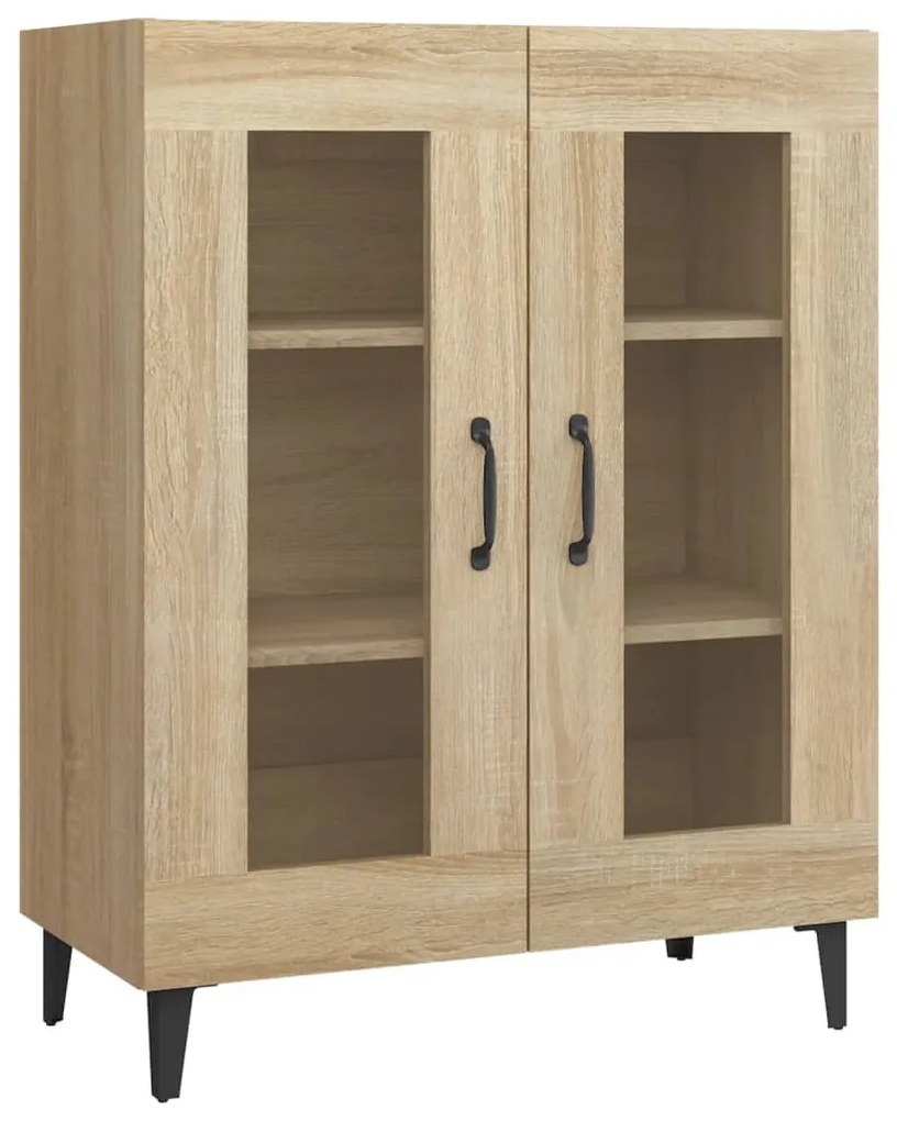 812126 vidaXL Dulap, stejar sonoma, 69,5x34x90 cm, lemn compozit