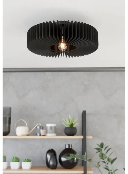 Plafonieră Eglo 900831 PALOMBAIA 1xE27/40W/230V negru