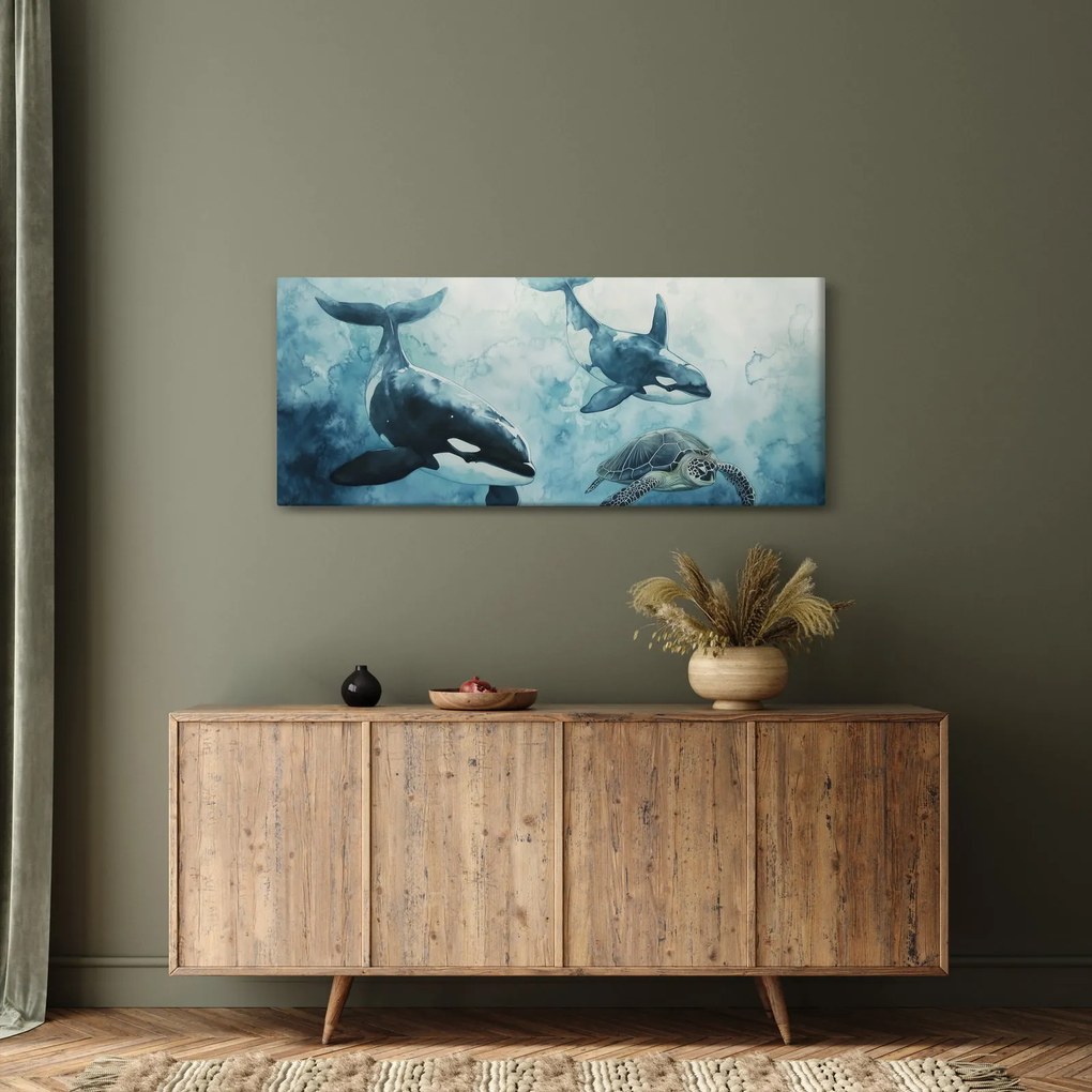 Tablou - Pictură subacvatică (120x50 cm)