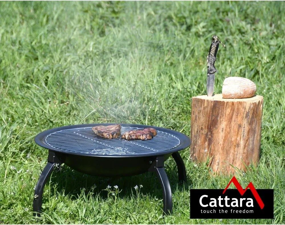 Vatră cu grătar și capac Cattara Vesuv, ø 48 cm