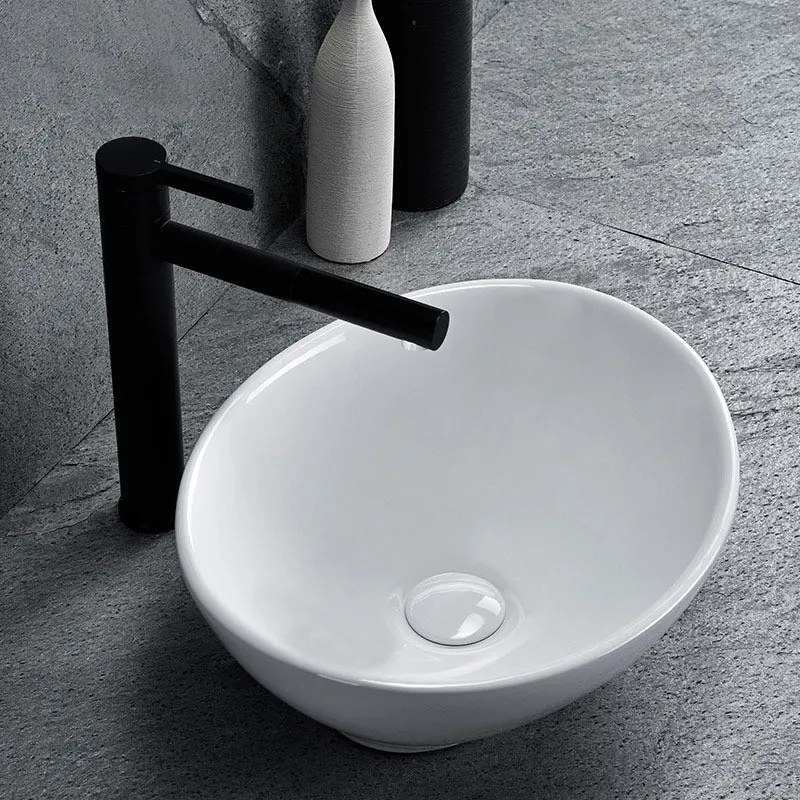 Lavoar Sofia Mini alb ceramica sanitara - 34 cm