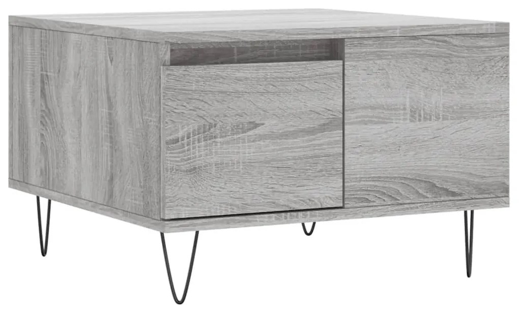 vidaXL Măsuță de cafea, gri sonoma, 55x55x36,5 cm, lemn prelucrat