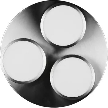 Trio - Plafonieră LED dimabilă FRANKLIN 3xLED/8,5W/230V Ø 35 cm crom