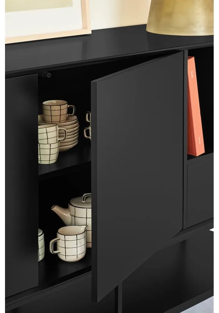 Comodă TV cărămizie 220x74x45 cm Platt – Teulat