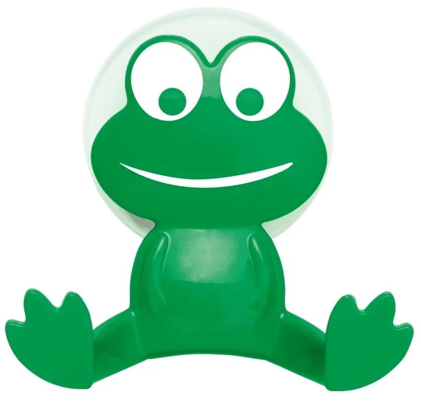 Cârlig de perete Wenko Frog, verde
