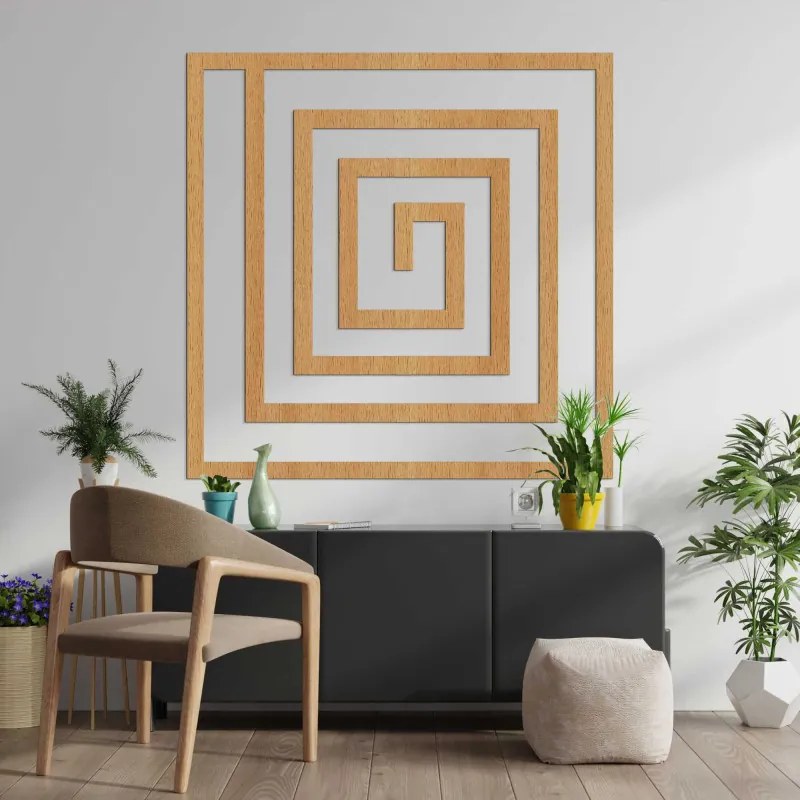SENTOP | Decor geometric din lemn - WOORTLE