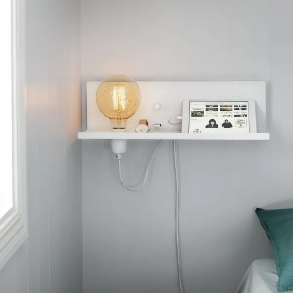 Markslöjd 106969 - Aplică perete dimmabilă cu USB MULTI 1xE27/60W/230V