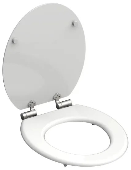 Schütte 84100-A - Capac WC cu închidere lentă SoftClose, din MDF, alb