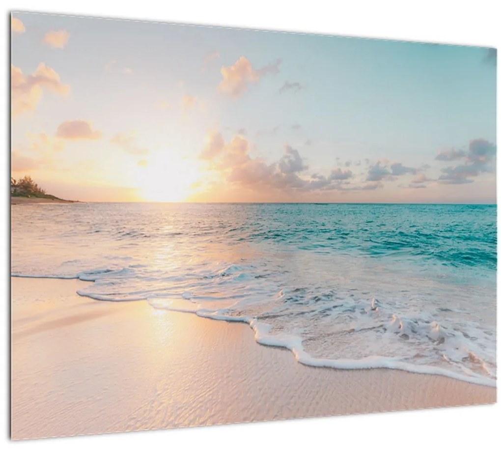 Tablou - Plaja de vis (70x50 cm), în 40 de alte dimensiuni noi