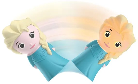 Philips 71768/03/16 - Lampa copii DISNEY FROZEN ELSA LED/2xAAA