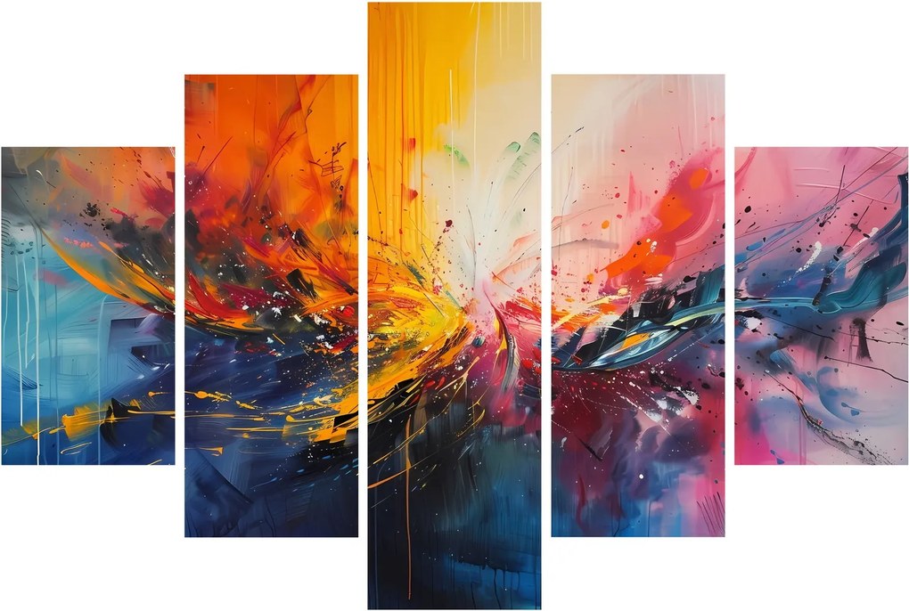 Tablou - Abstracție de culoare (150x105 cm)