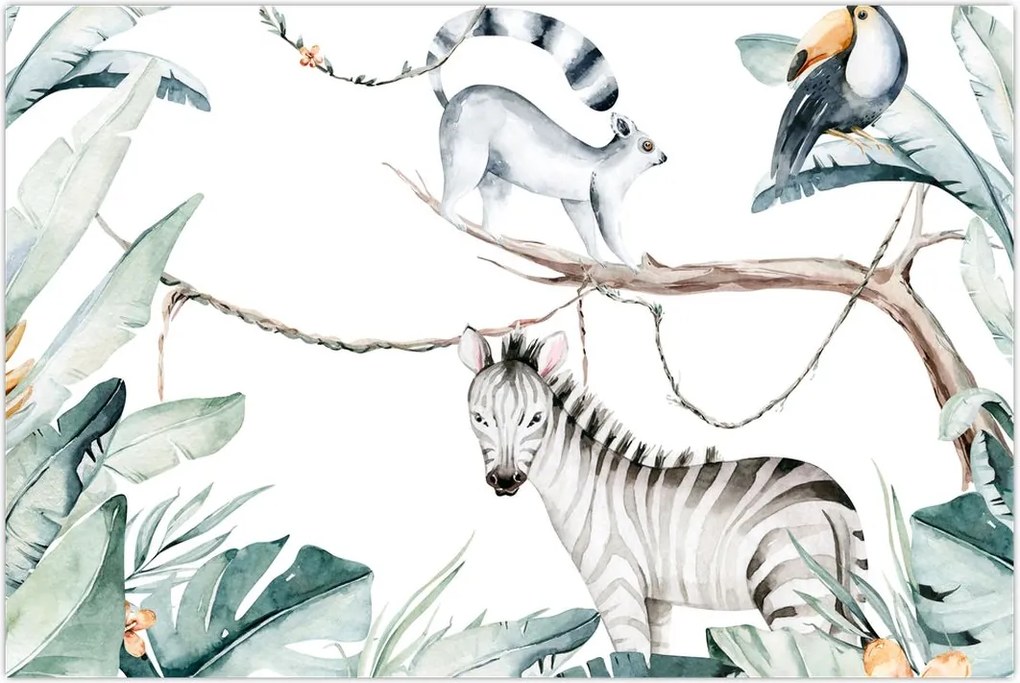 Tablou - Animale exotice (90x60 cm)