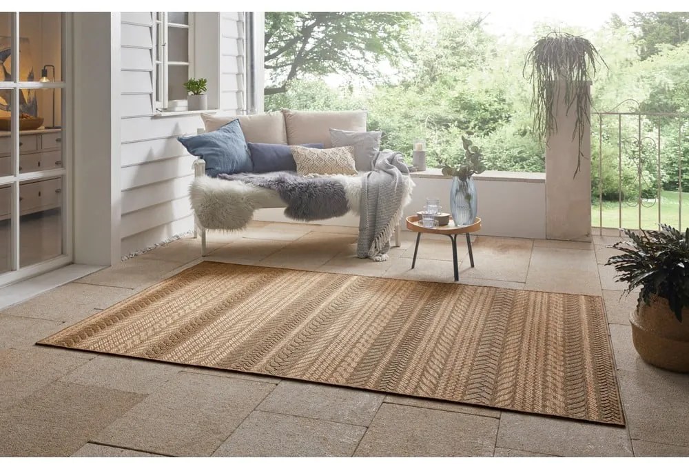 Covor adecvat interior/exterior NORTHRUGS Granado, 120 x 170 cm, maro