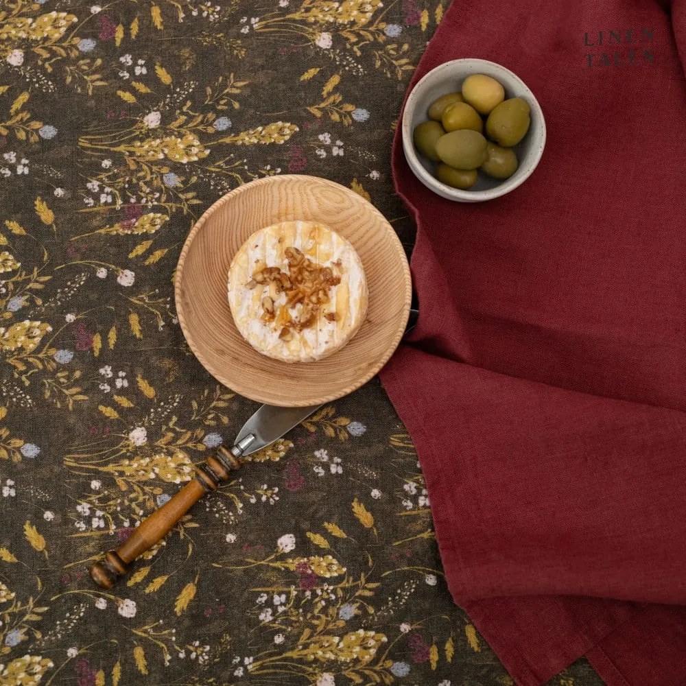 Prosop de vase din in 45x65 cm Marsala – Linen Tales