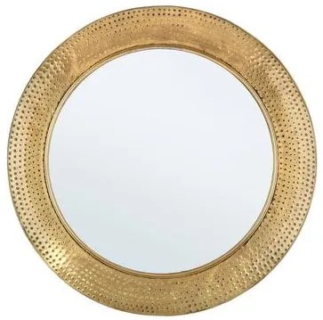 Oglinda de perete Adara, metal/sticla, auriu