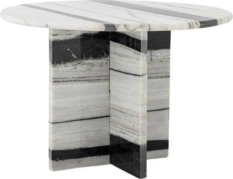 Măsuță de cafea alb-negru rotundă din marmură ø 61 cm Rosito – Bloomingville