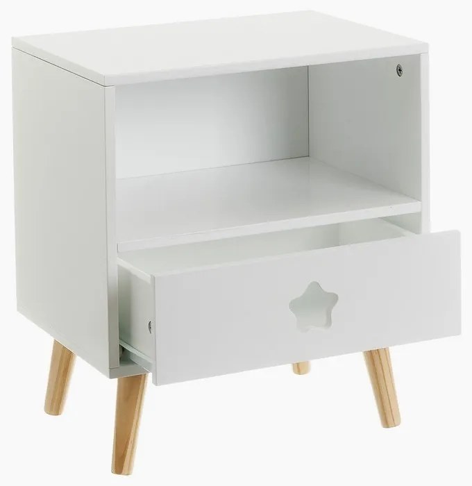 Noptieră albă pentru copii – Casa Selección