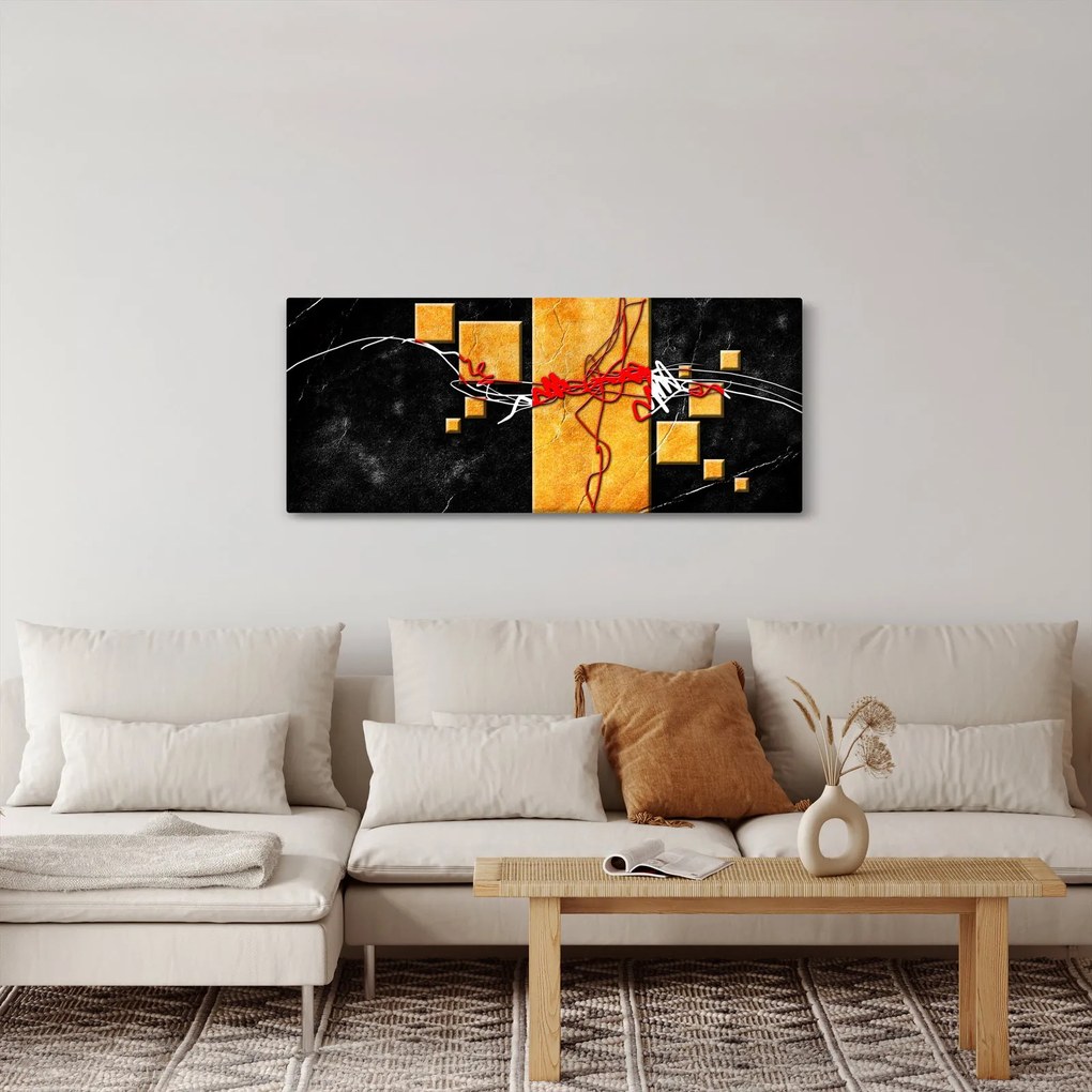 Tablou abstract - Dansatoare (120x50 cm)