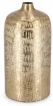 Vaza decorativa din aluminiu, Lathe Bottle S Auriu, Ø18,5xH38 cm
