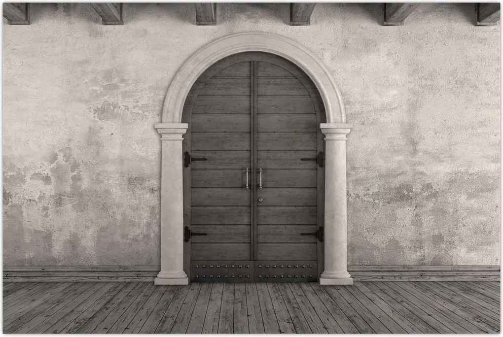 Tablou - Ușa misterioasă (90x60 cm)