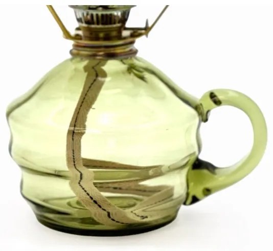 Lampă cu petrol KLÁRA 34 cm verde pădure
