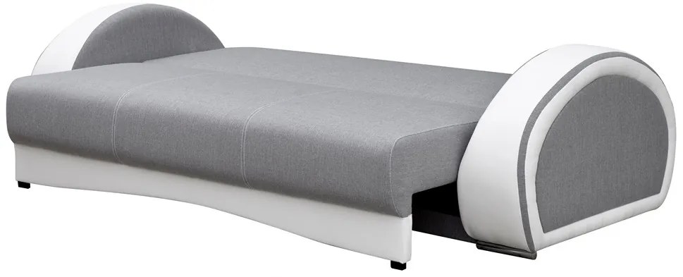 Canapea trei locuri Claris (negru + Alb). 1031740