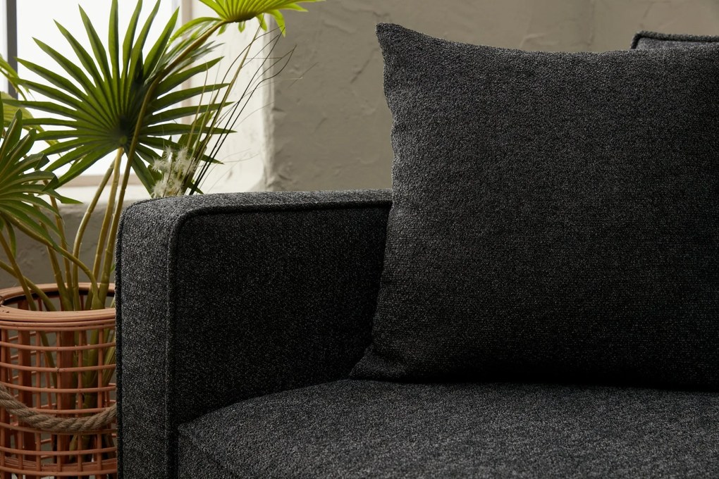Canapea Berlin - Anthracite, Black