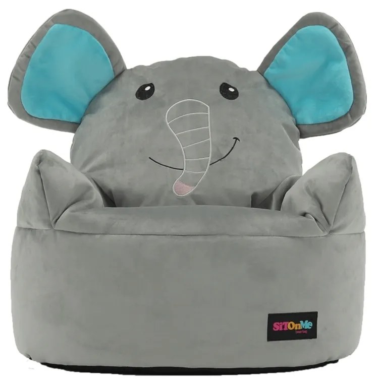 Puf pentru copii Slon Baby, 55 x 50 cm