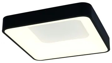 Brilagi - Plafonieră LED dimabilă FALCON II LED/80W/230V 40x40 cm neagră + telecomandă