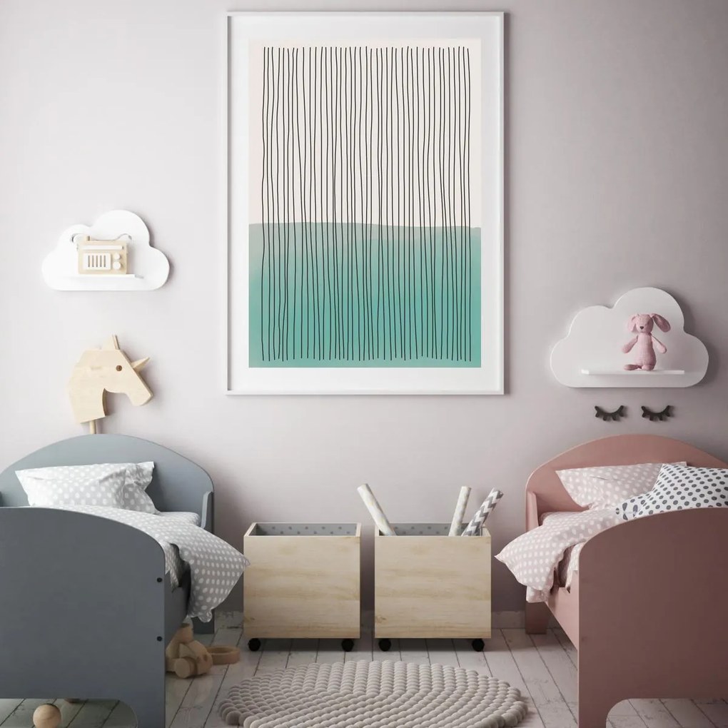 Poster - Abstracție pictată (A4)