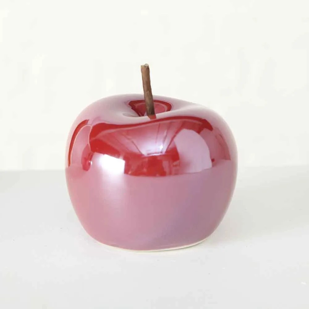 DECORATIUNE PORTELAN MAR, 8X8 CM, GRENA