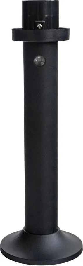 BRILAGI - Stâlp de iluminat pentru exterior cu senzor HARBOR 1xE27/40W/230V 50 cm IP33 negru