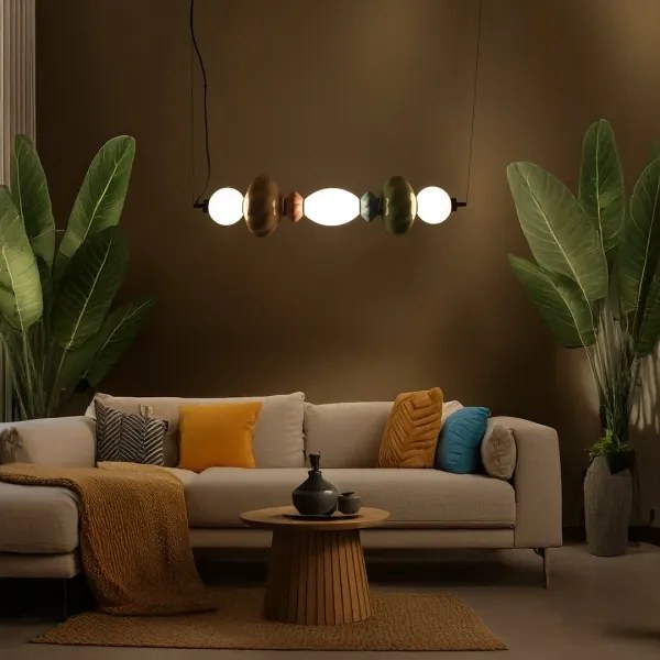 Lustră LED pe cablu ASCOLI LED/24W/230V colorat