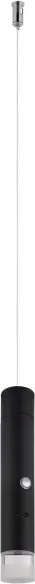 Globo 16060 - Lampă LED tactilă cu dimmer, reîncărcabilă 2-în-1 PELO LED/2W/230/5V, negru