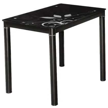 Masa Bucatarie Si Dining DAMAR Negru/Negru 100x60 cm