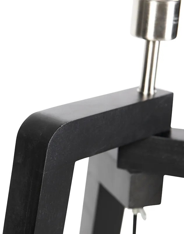 Lampă de podea neagră fără abajur - Puros