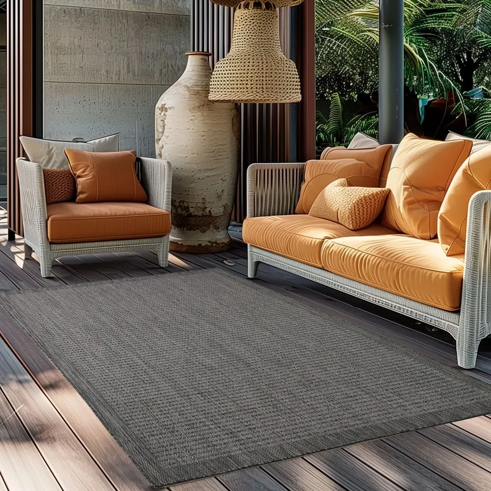 Covor de exterior gri închis 160x230 cm Giza – Ayyildiz Carpets