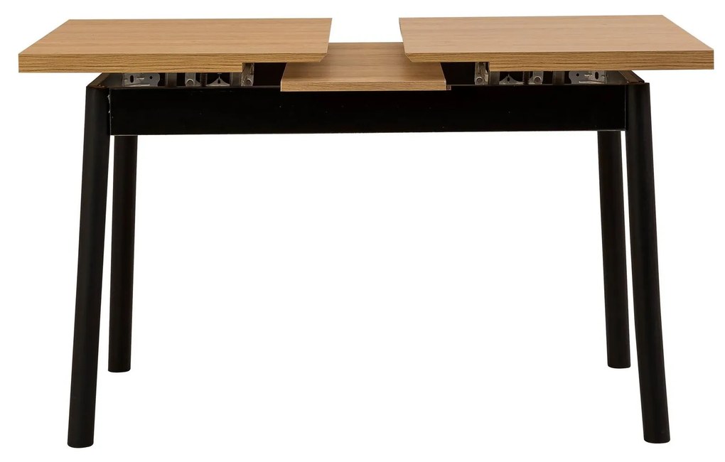 Set mobilier sufragerie Duvasa 10 (negru) (pentru 4 persoane). 1093812
