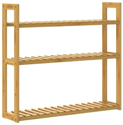Deuba Raft de perete din bambus - 54x60x15cm