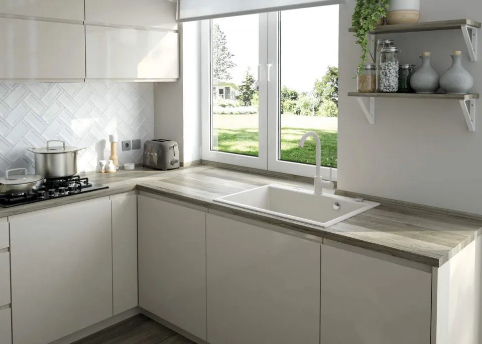 Baterie bucatarie Deante Milin Alb BEU W62M @deante