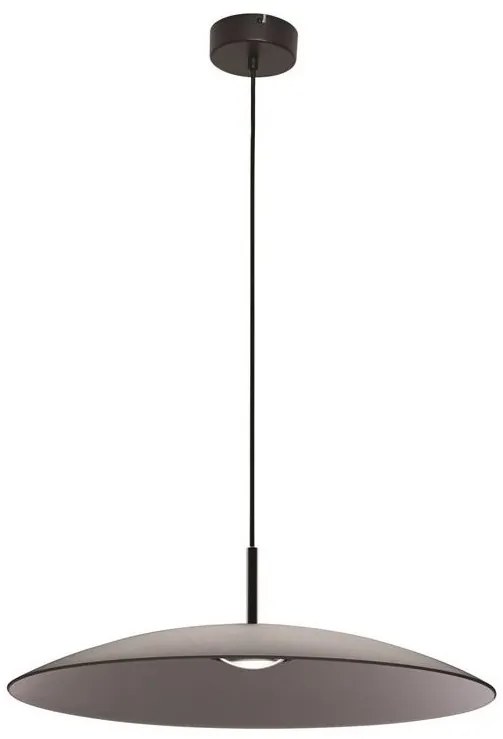 Lustra LED design modern POLIFEMO fumuriu, 60cm